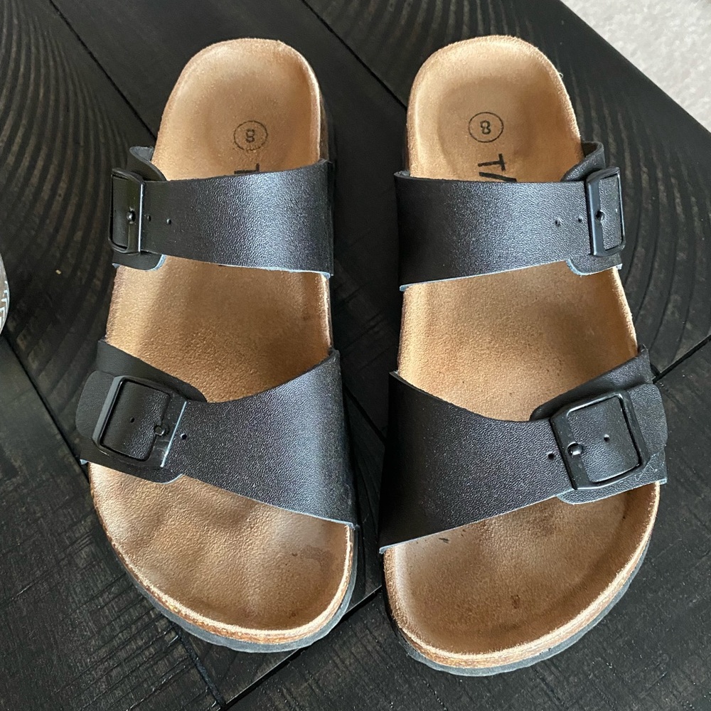 Taxi slip on sandals